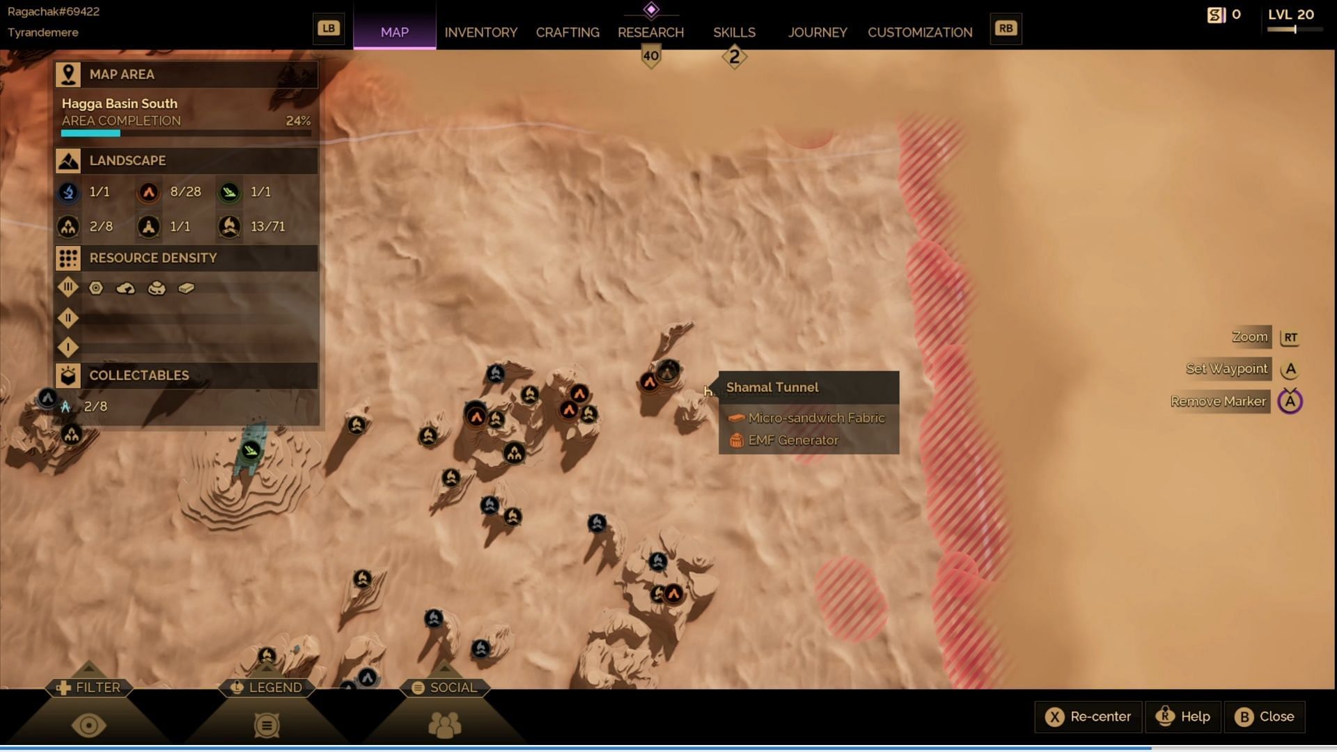 Of course, my base was as far away from civilization as possible, but step one was getting back there (Image via Funcom)